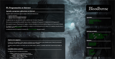 Miniatura del estilo Bloodborne CSS